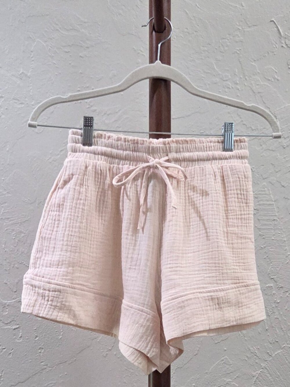 Women's Gauze Pocket Shorts‎ With Drawstring